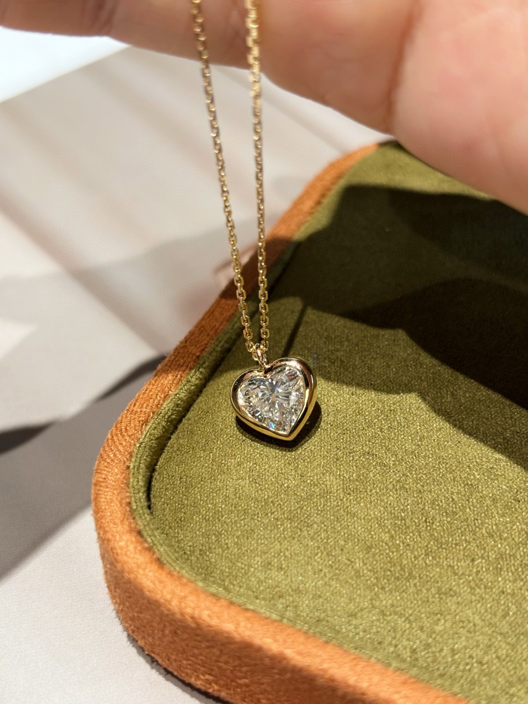 18K Lab Diamond Necklace