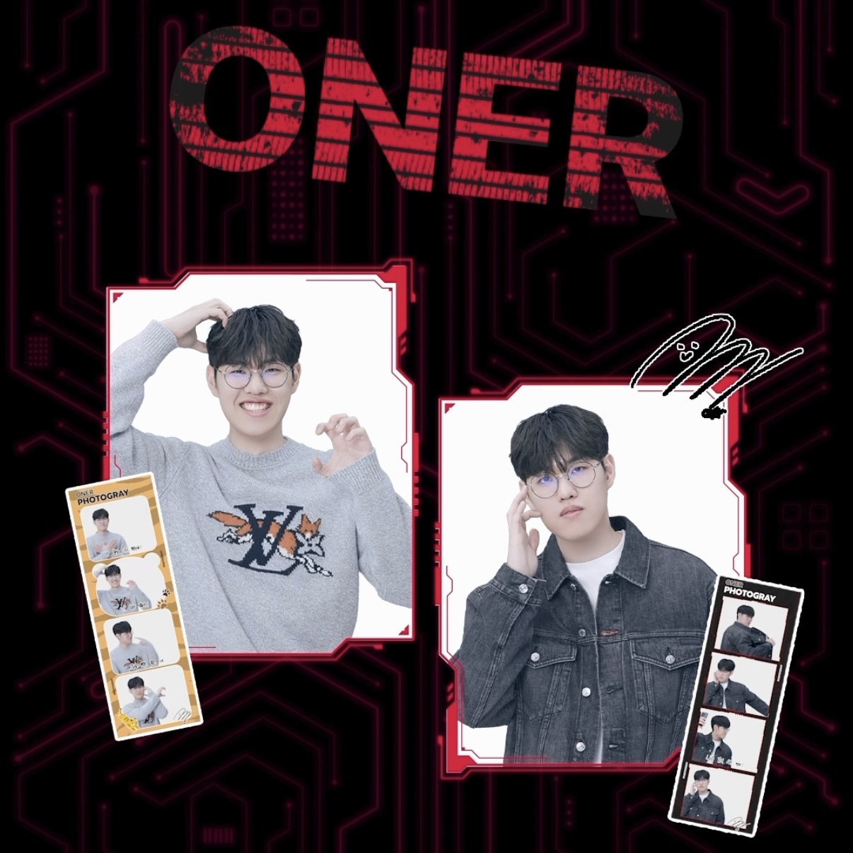 [T1 ONER x PHOTOGRAY] 人生四格代印 (2款)