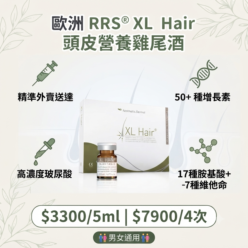 【Infinite Medical】歐洲 RRS® XL Hair 激活毛囊 助你從根源解決脫髮困擾