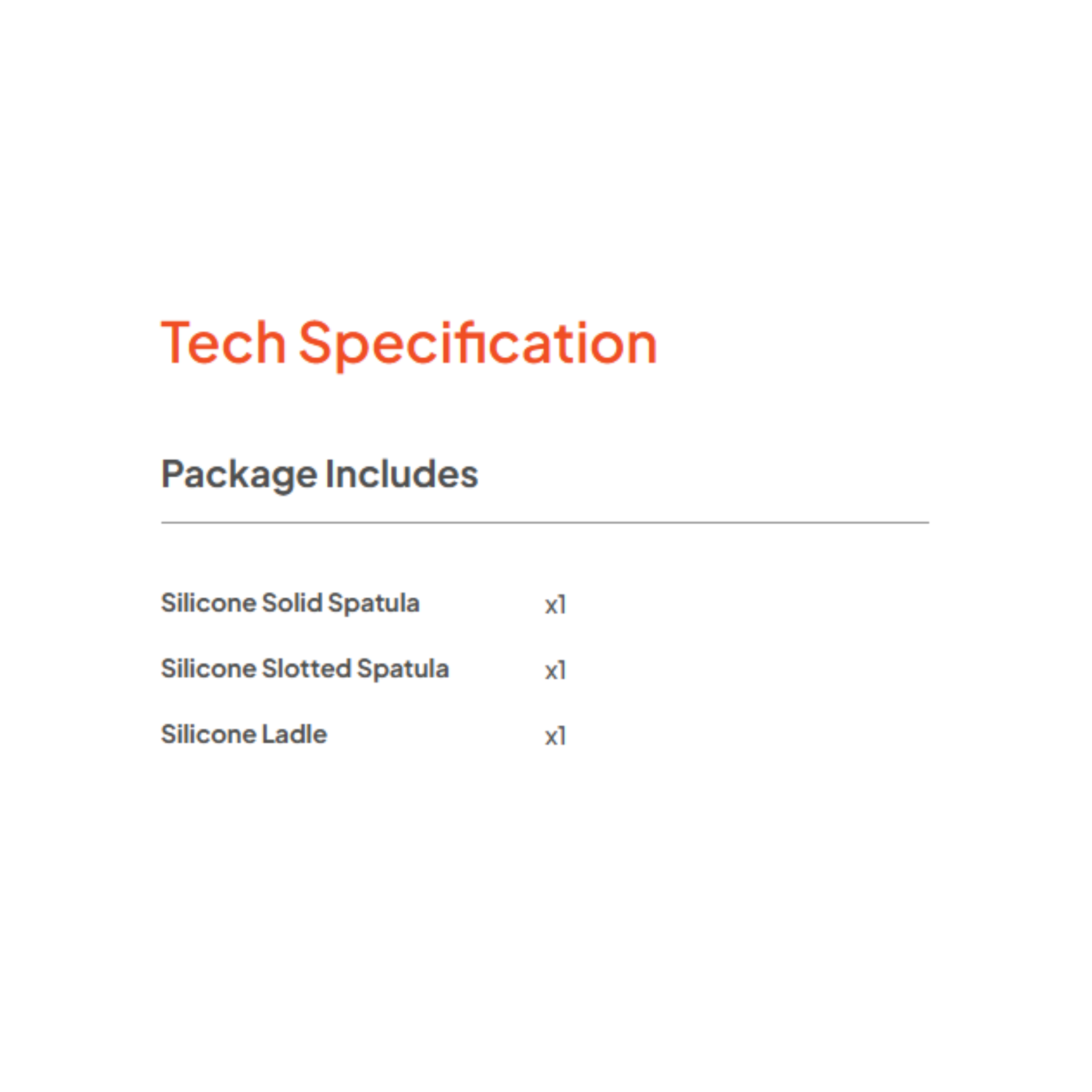 Russell Taylors 3Pcs Silicone Utensils Set (CW-1)