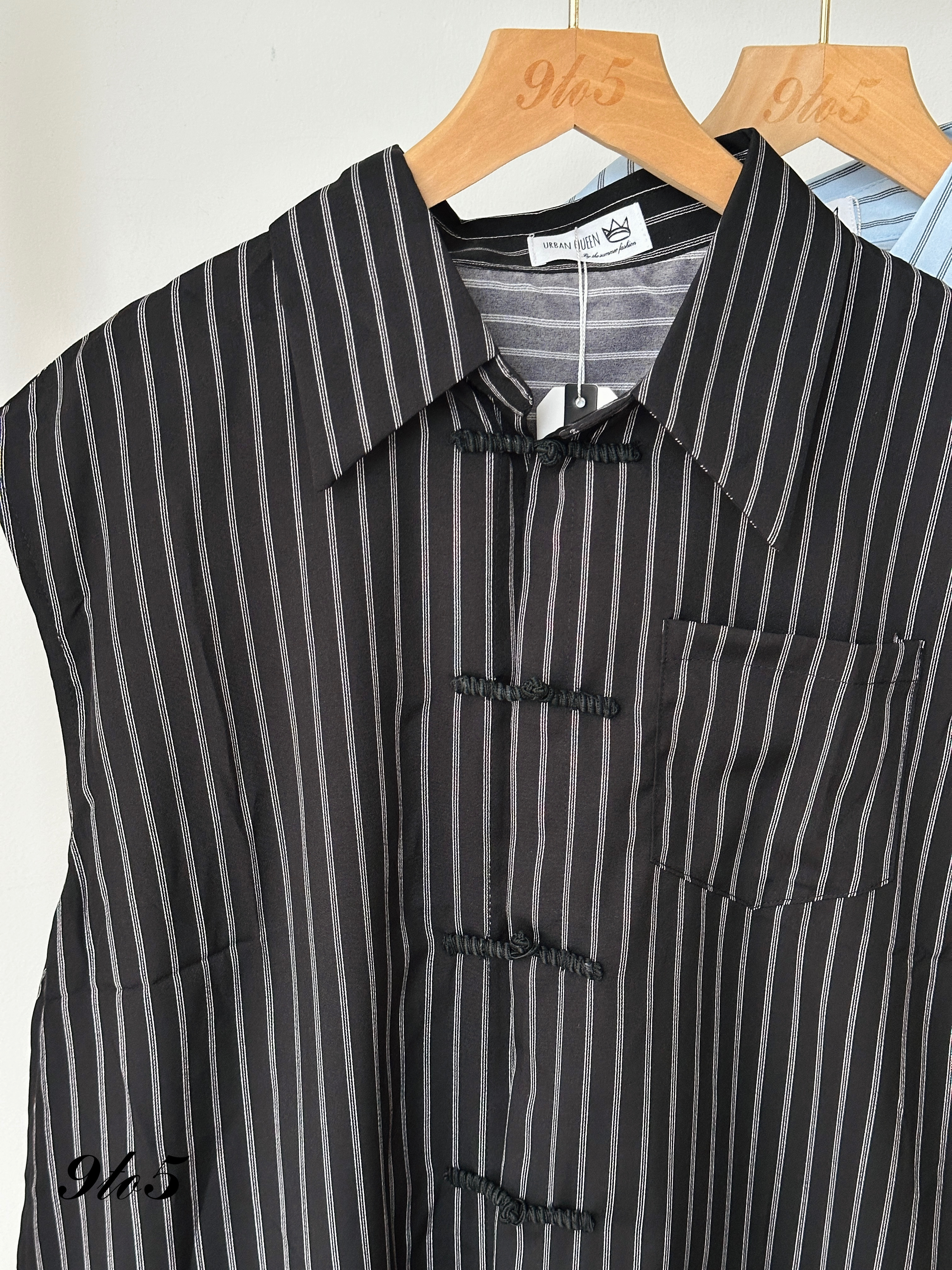 T3912 Sleeveless Stripe CNY Top - 4 Colors