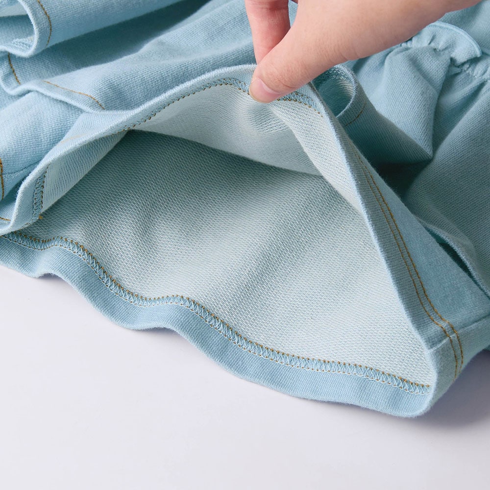 🆕【⭐訂購⭐】 🇯🇵日本直送🌀#GITA 牛仔風 彈性針織褶皺 荷葉邊裙褲［3款選］🌀 [ELAA-0246]