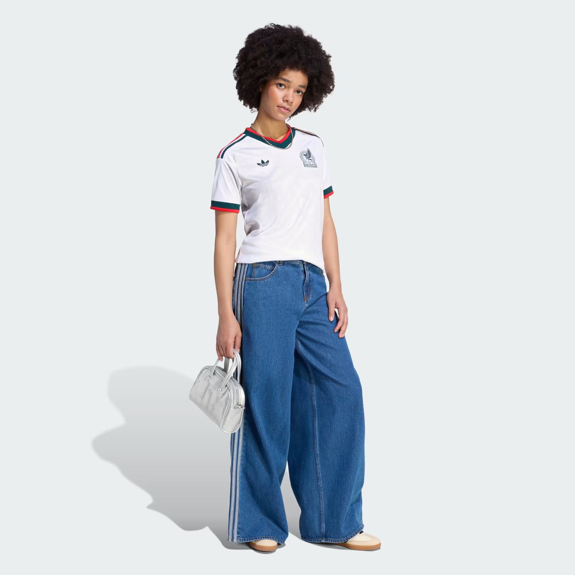 Adidas Mexico 墨西哥 2026-27 女裝作客球衣 (可加字章) JY5541