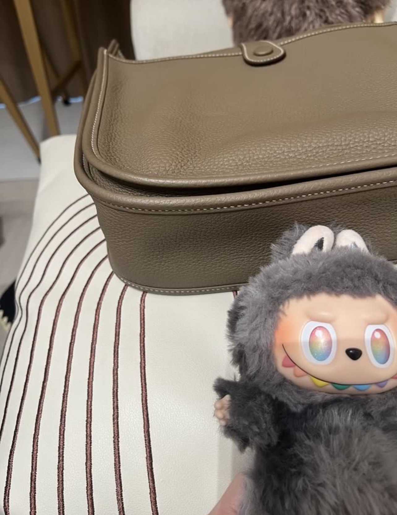 Hermes Evelyne 29 大象灰金扣 Stamp D 100%Authentic, 98%New ✅Dust bag✅Box