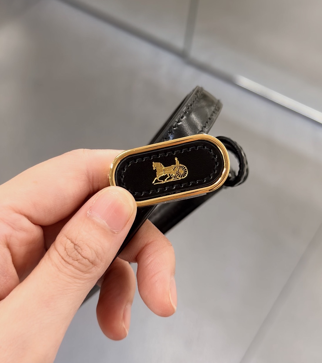 限時優惠💖新款🆕訂貨🍒Celine 1.3cm CHARIOT belt  小馬車更低調 Size 75 80 85 90