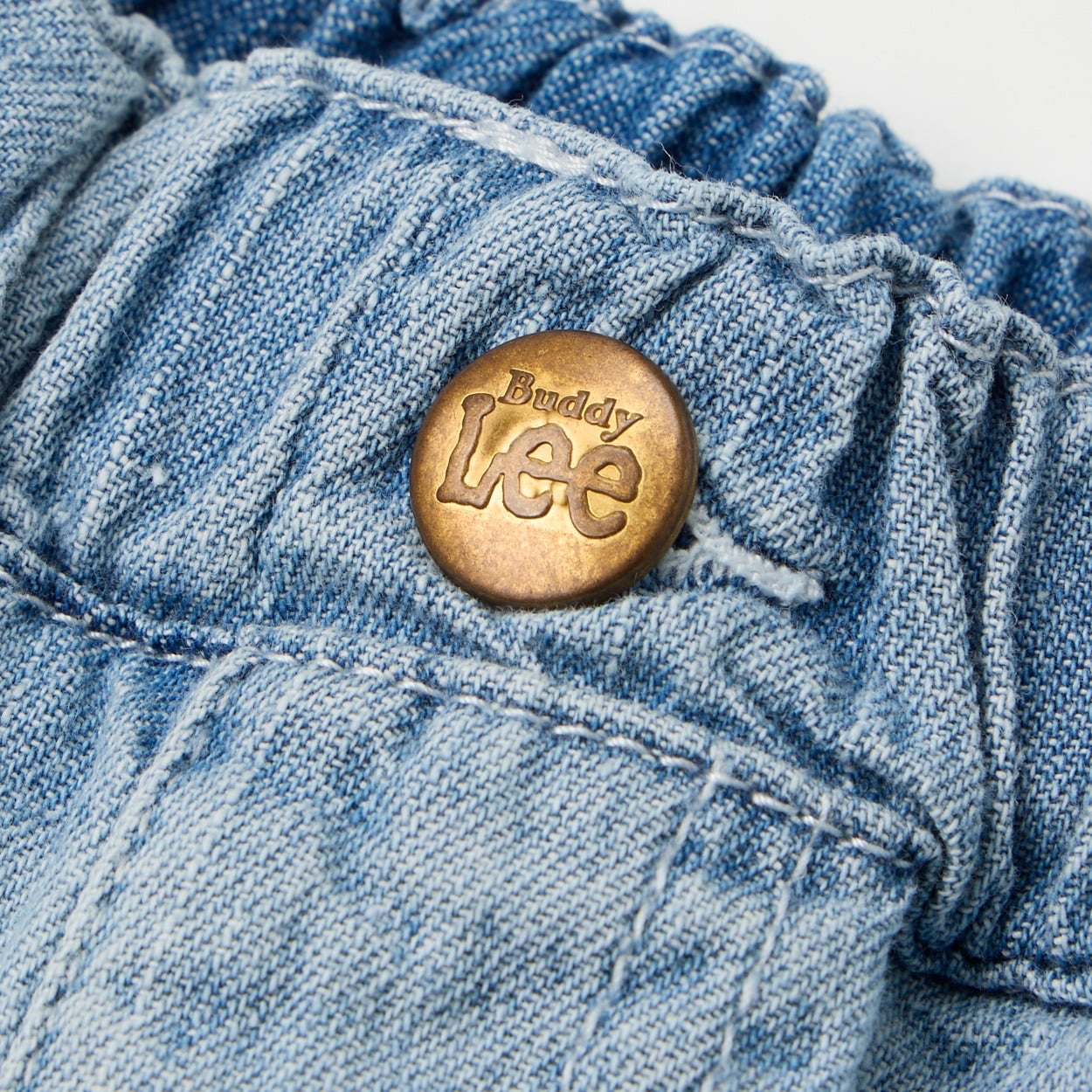 🇯🇵預訂 日本直送🇯🇵Buddy Lee 兩色標誌刺繡漸變半截牛仔褲