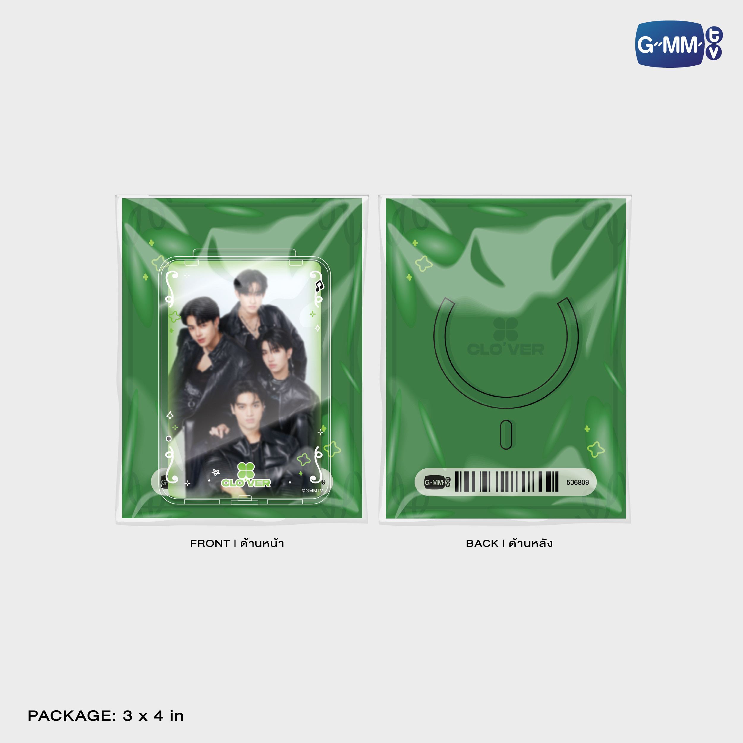 CLO'VER ACRYLIC MAGNETIC CARD HOLDER | TAIPEI POP UP STORE JUN 2026