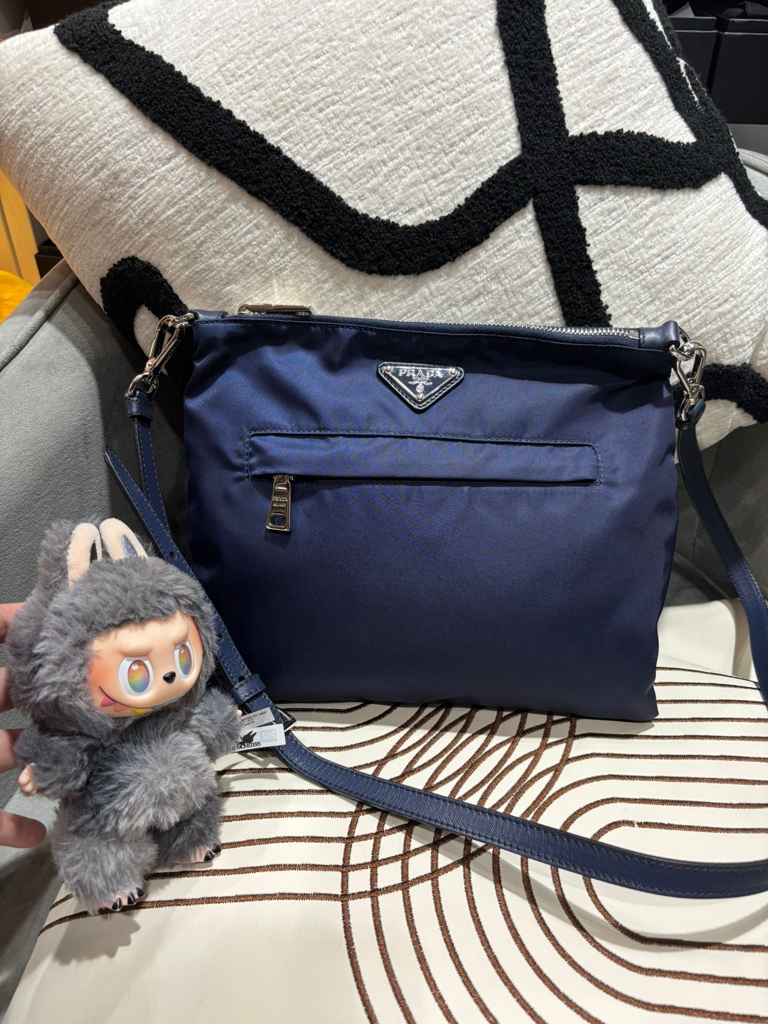 Prada Nylon Crossbody Bag 100%Authentic, 98%New ✅Dust bag