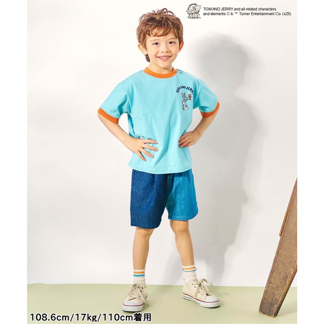 A0100 Tom & Jerry 藍色短袖上衣