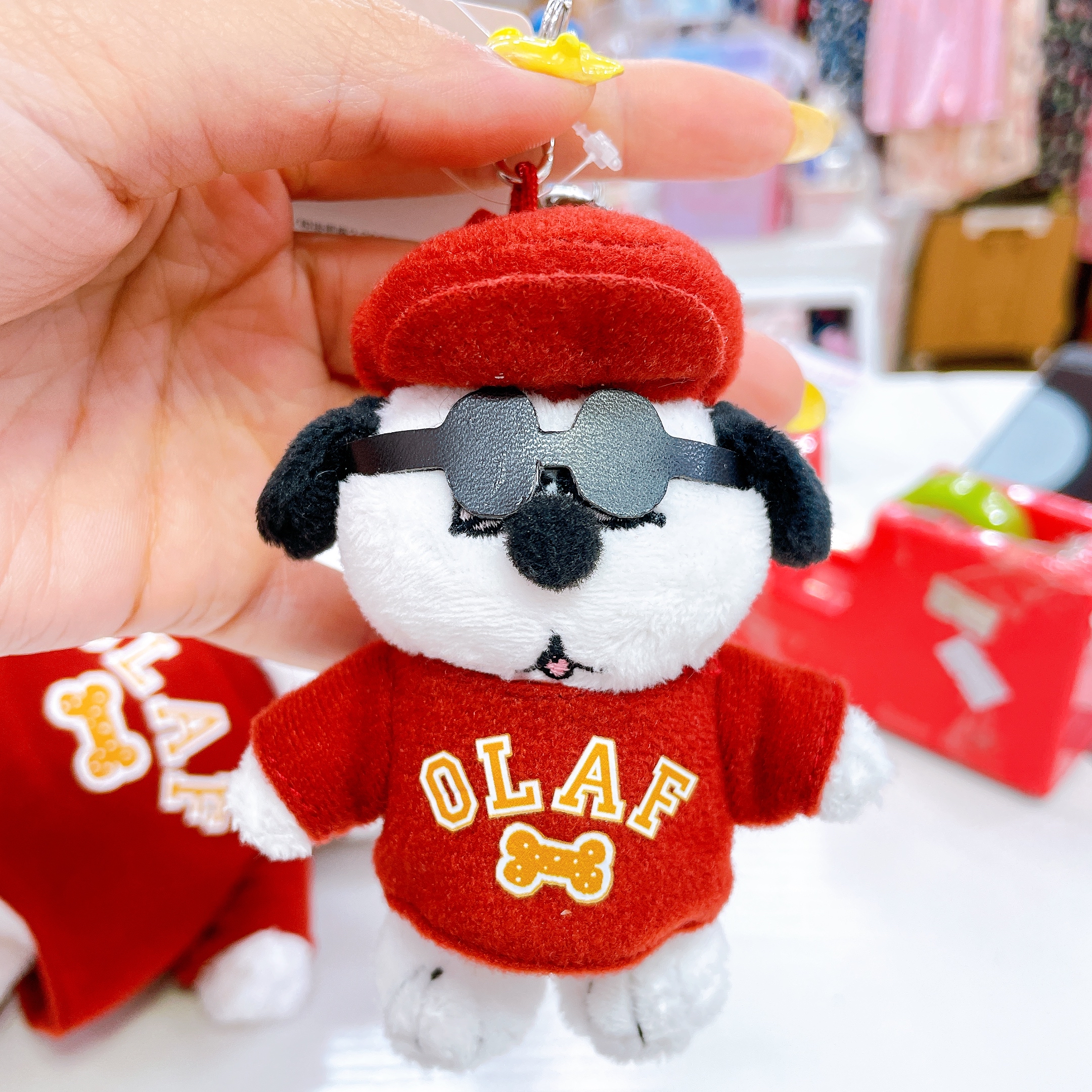 日本直送snoopy Olaf 公仔掛飾