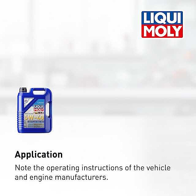 LIQUI MOLY Leichtlauf High Tech 5W-40 (5L) 機油/潤滑油/偈油【原裝行貨】