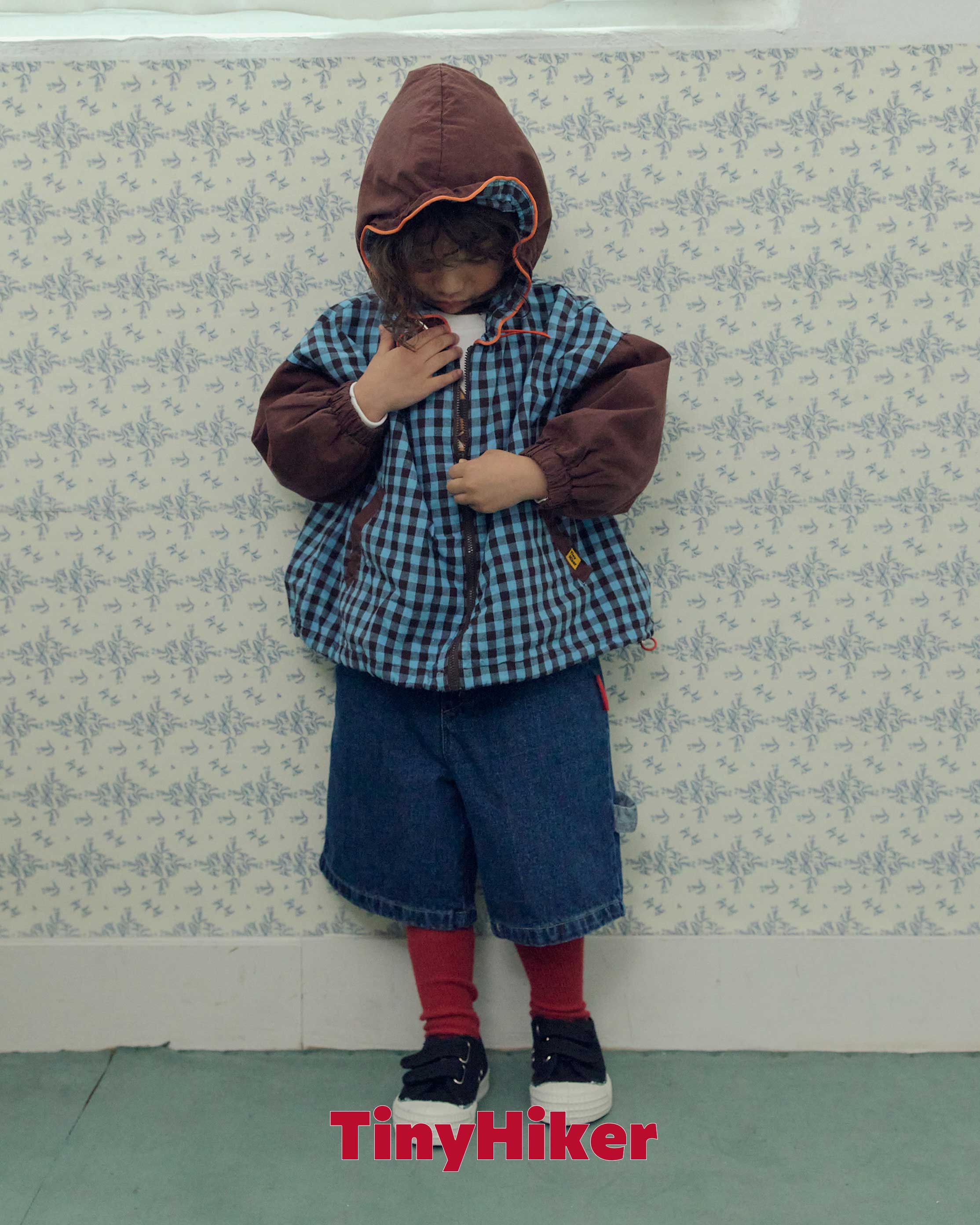 Tiny |  Pposik Check Hoodie Jumper