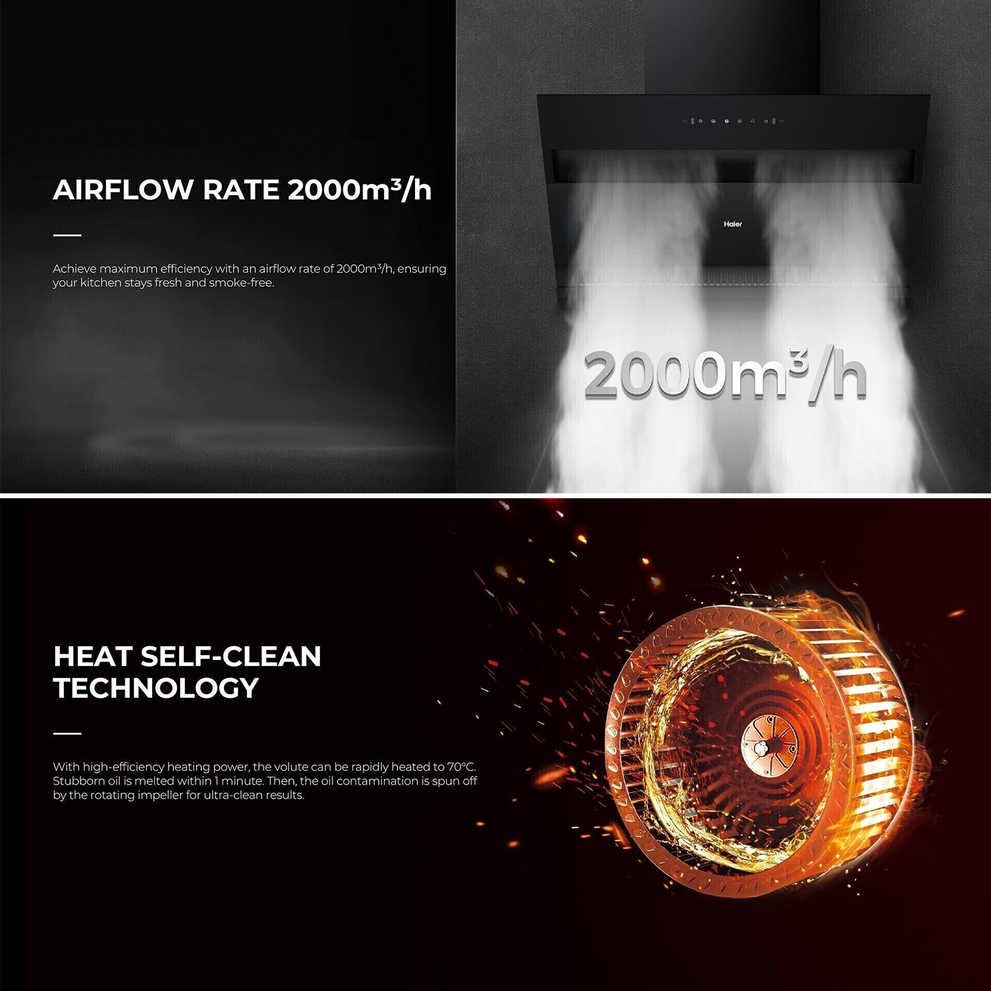 Haier Angled Wall Mounted Hood (HH-C2901)