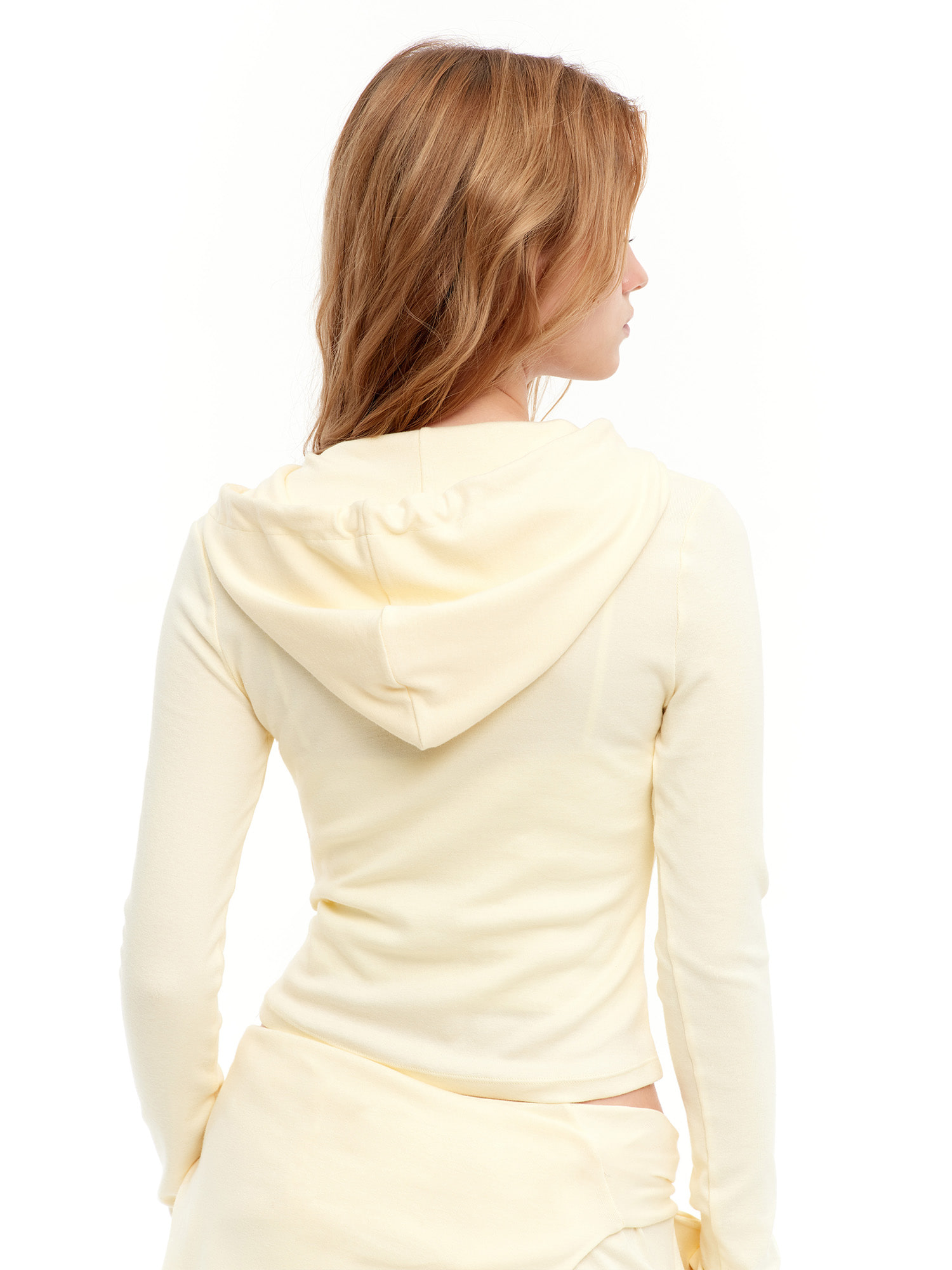 預購_V-neck Slim Fit Hooded T-shirt (有帽) by Conch