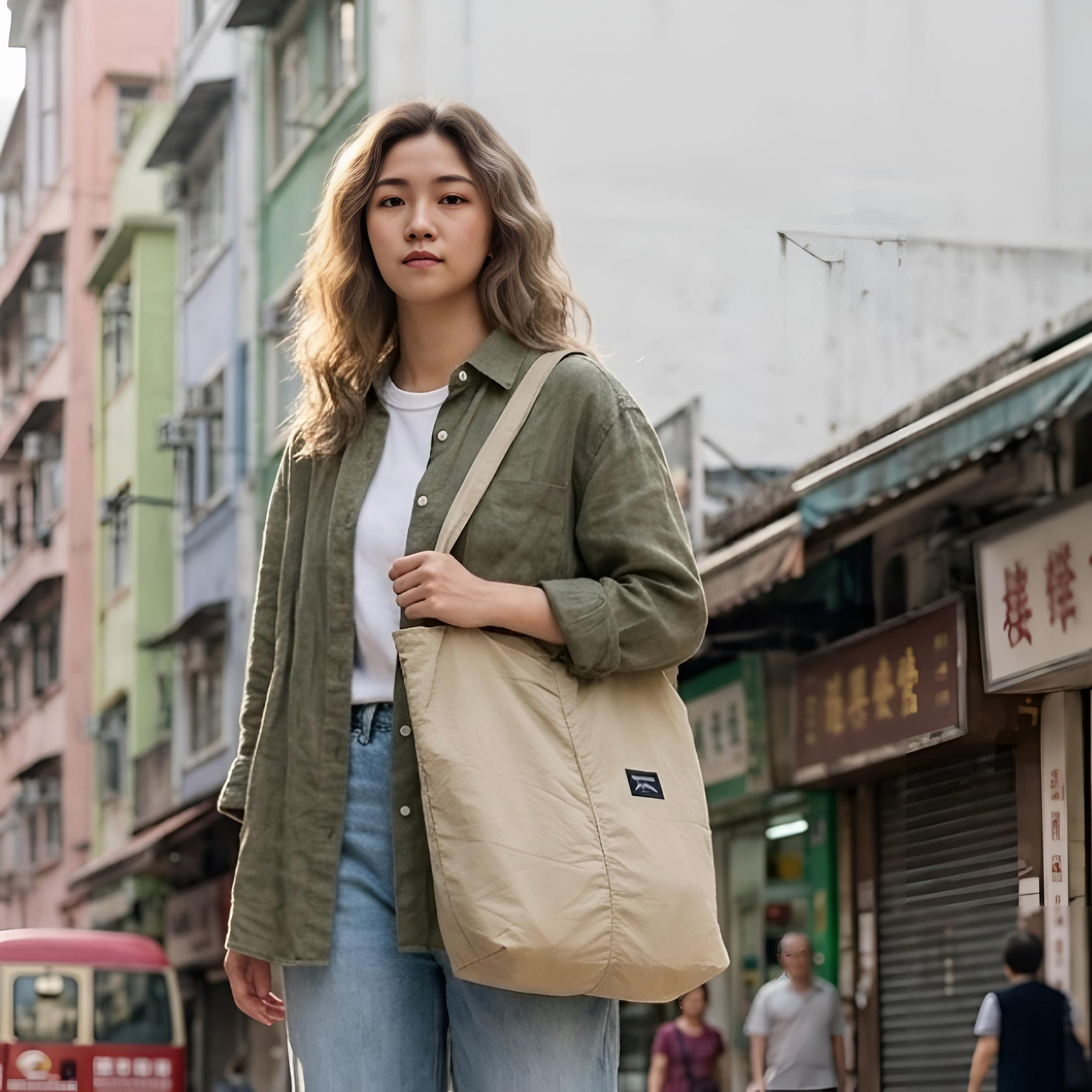 獅子山輕巧Tote Bag (大容量 36x40cm)