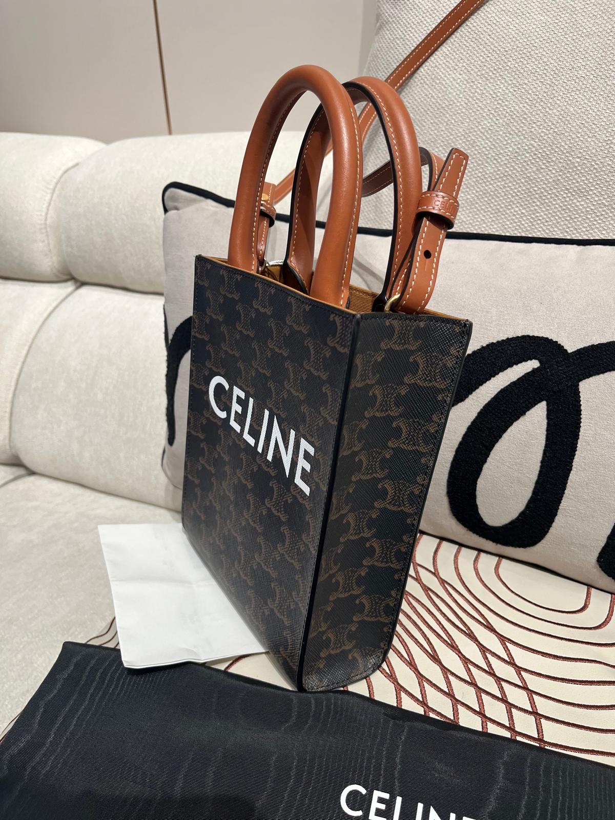 未使用品 Celine mini vertical cabas tote bag   100%Authentic,unused 未使用品 ✅收據✅dust bag 