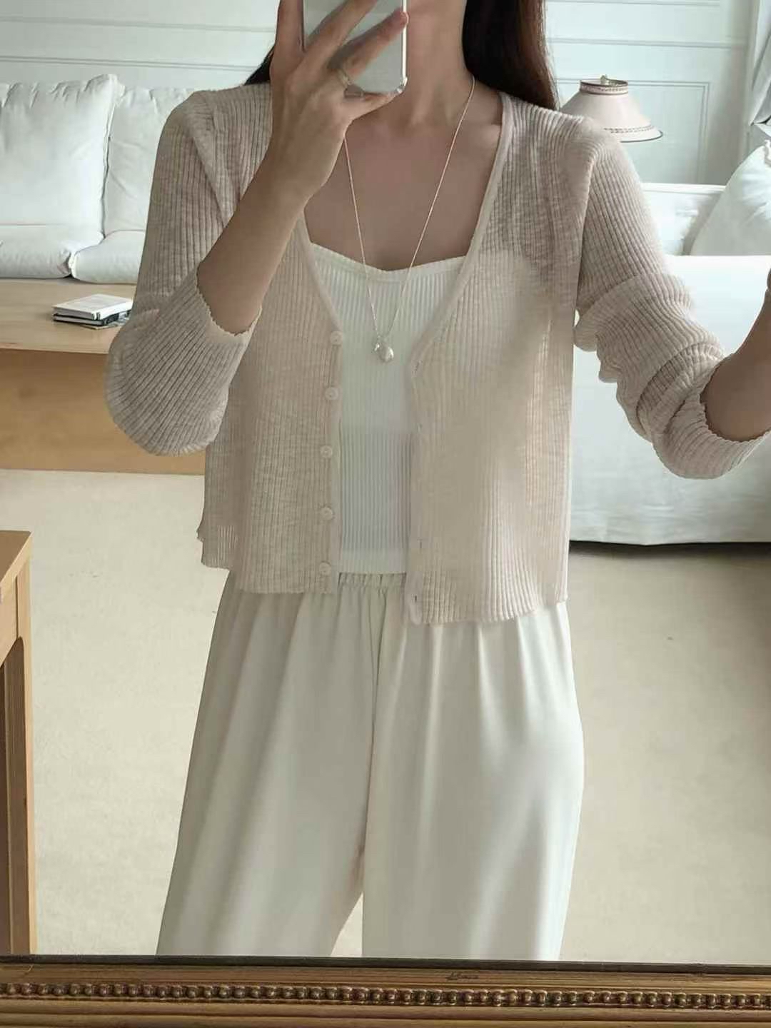 HA9 多色針織短版外套