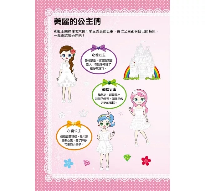 人類 時尚公主派對貼紙書
