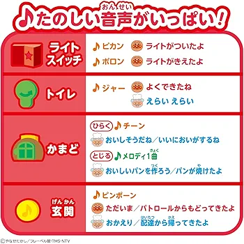 日本BANDAI 麵包超人聲光互動小屋 DX 兒童玩具 Anpanman House Playset  香港現貨 兒童生日禮物精選