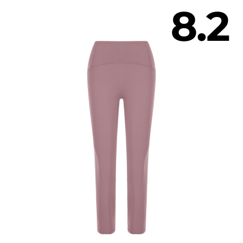 團購_Jun Ji-Hyun Set - Round Neck Crop Top & Leggings by Andar