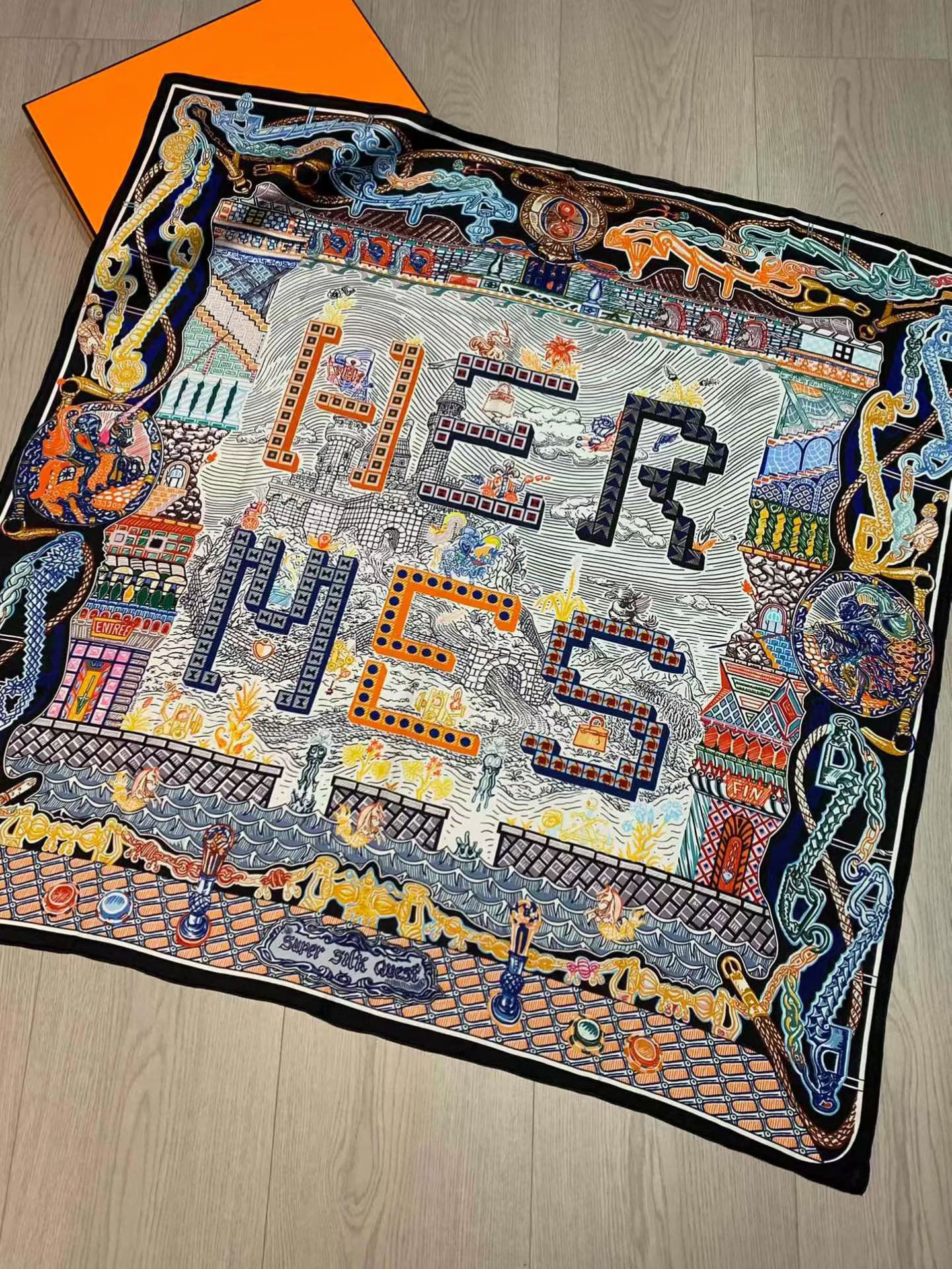 Hermès大冒險絲巾