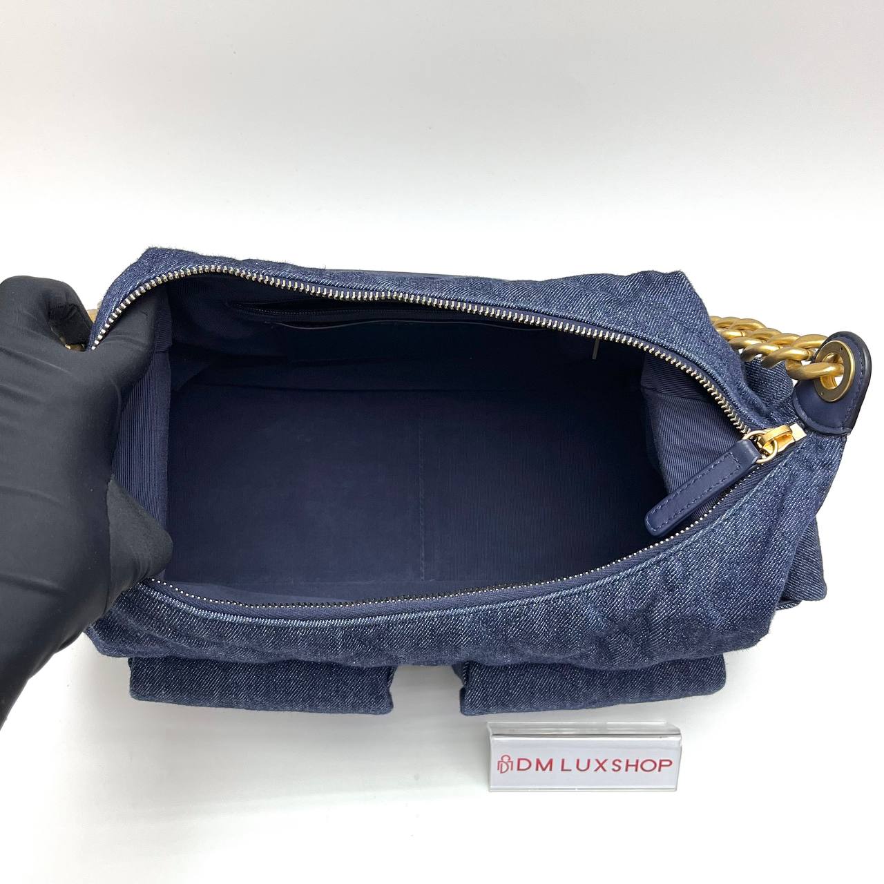 Chanel 25C Blue Denim Hobo Bag GHW (Microchip)