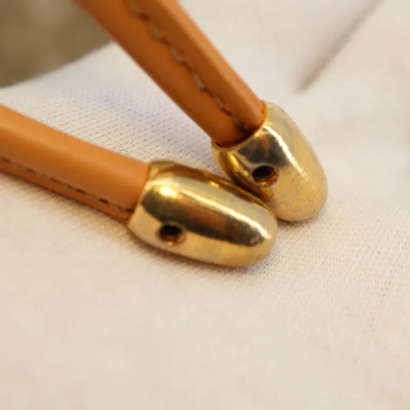 Celine Beige Macadam Drawstring Bucket Handbag