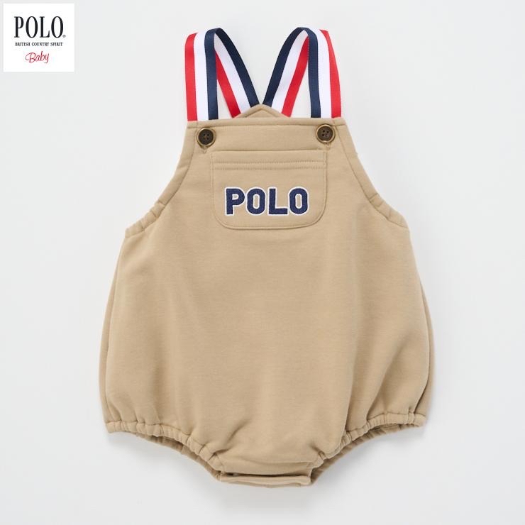 🇯🇵限量預訂 日本直送🇯🇵Polo Baby兩色標誌刺繡貼花口袋吊帶包屁褲