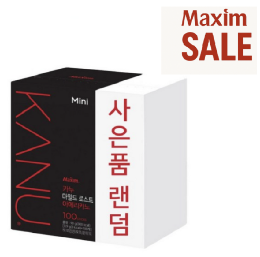 韓國 MAXIM KANU 烘培 美式即溶咖啡  套裝