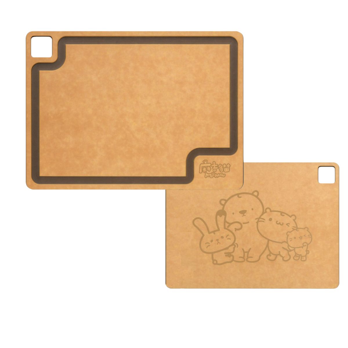 麻吉貓砧板 (381mm x 279.4mm x 厚 9mm)