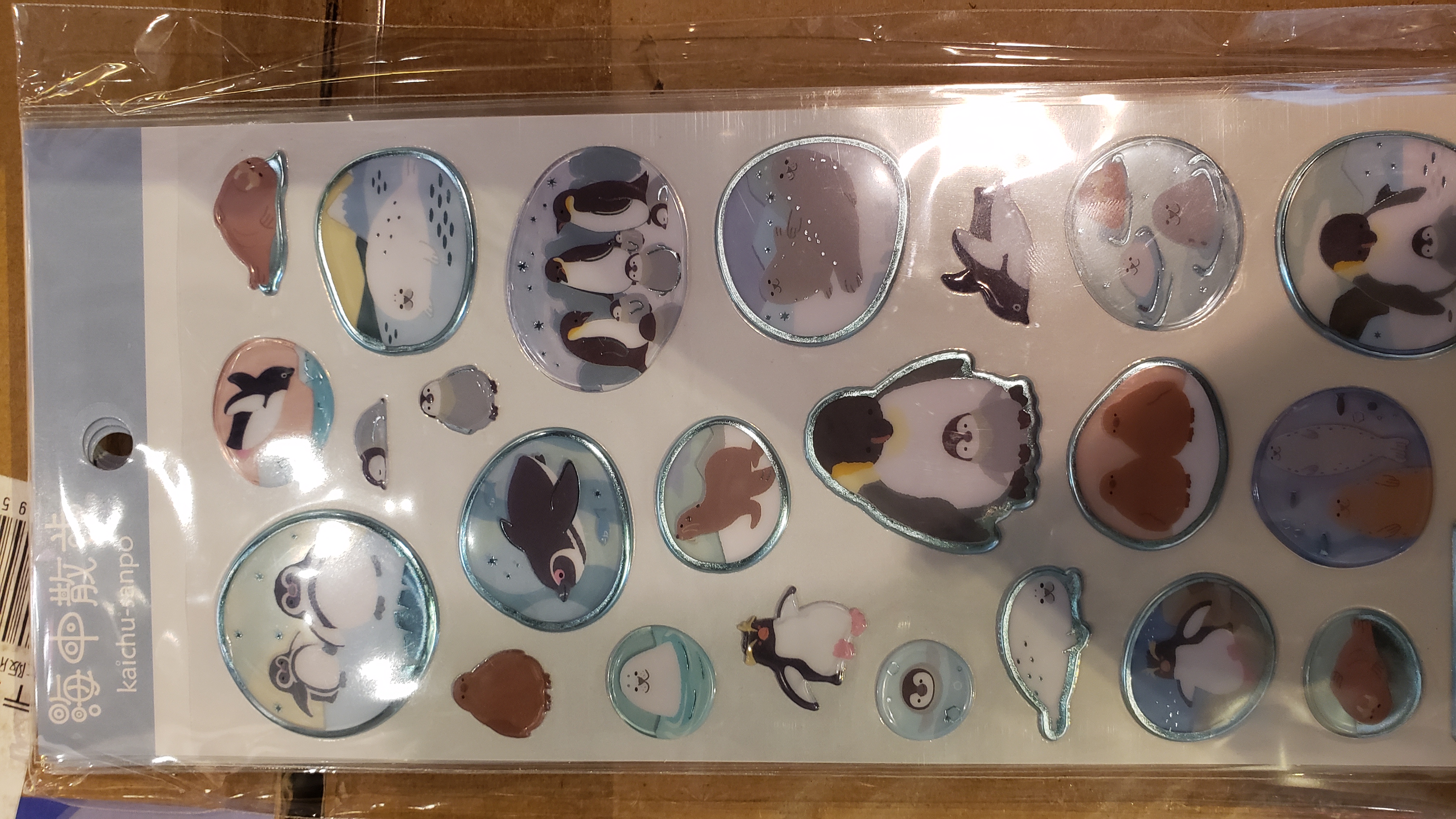 海中散步立體貼紙045088