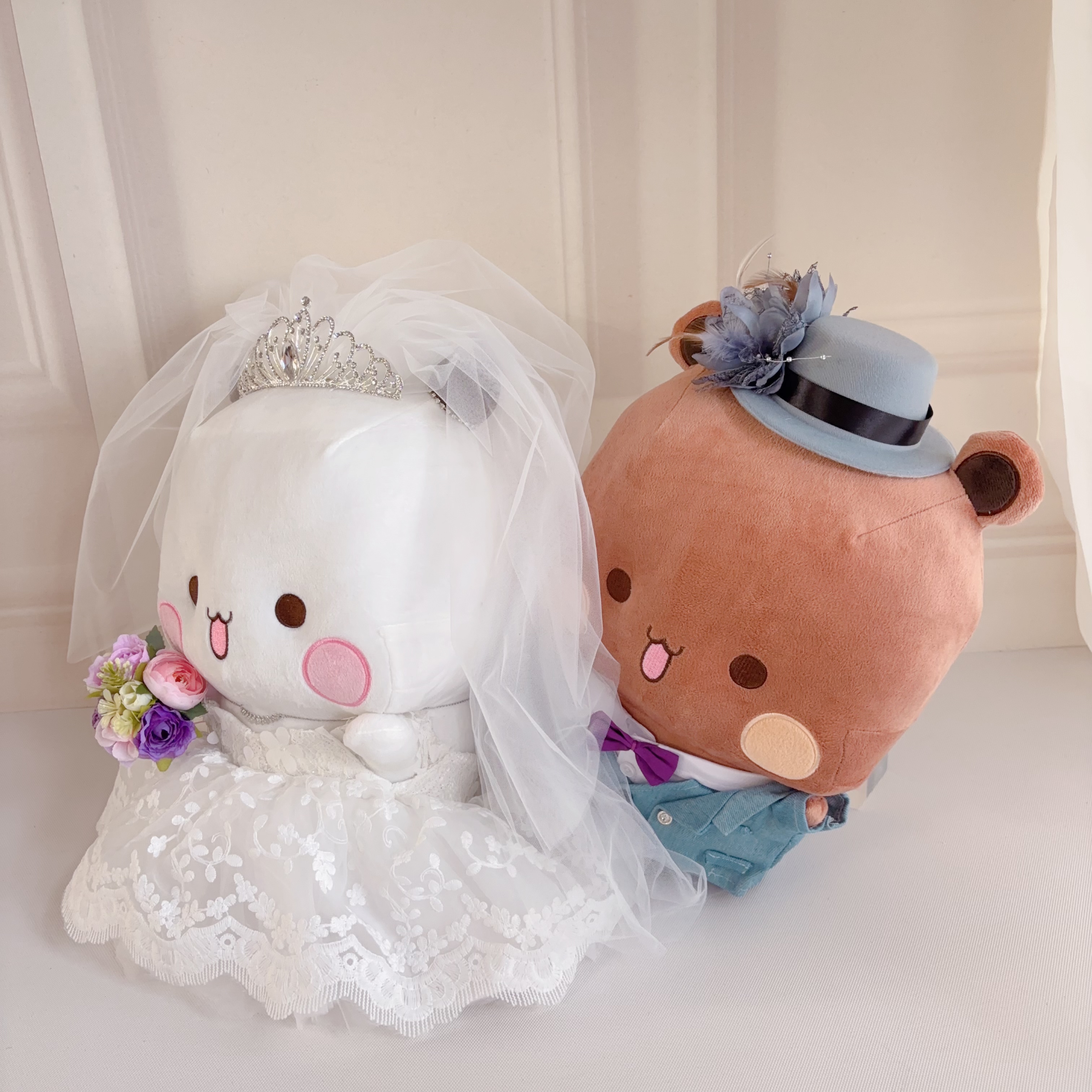 (非現貨)$1300bubudodo結婚公仔