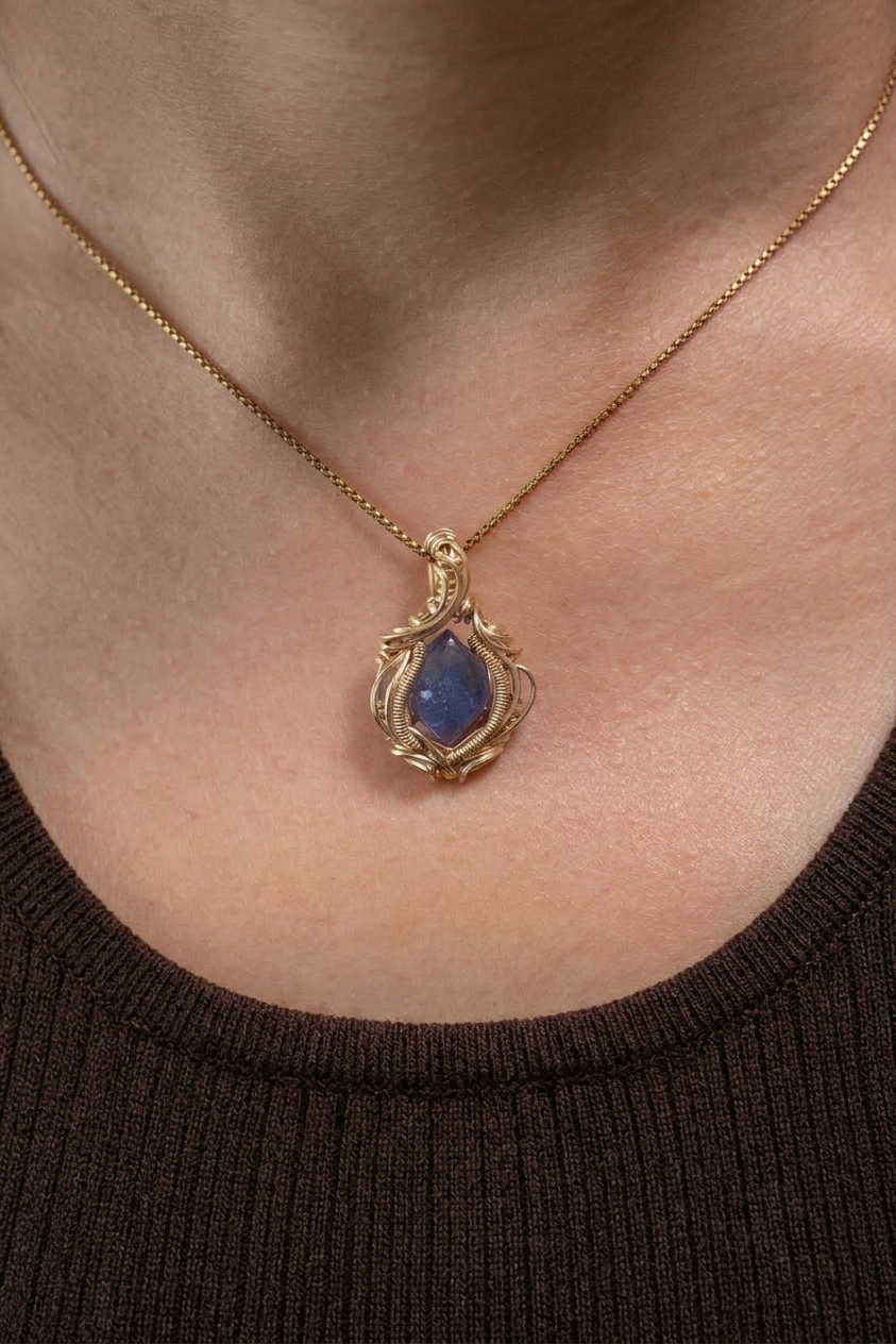 WAS 坦桑石頸鏈 - Tanzanite Pendant