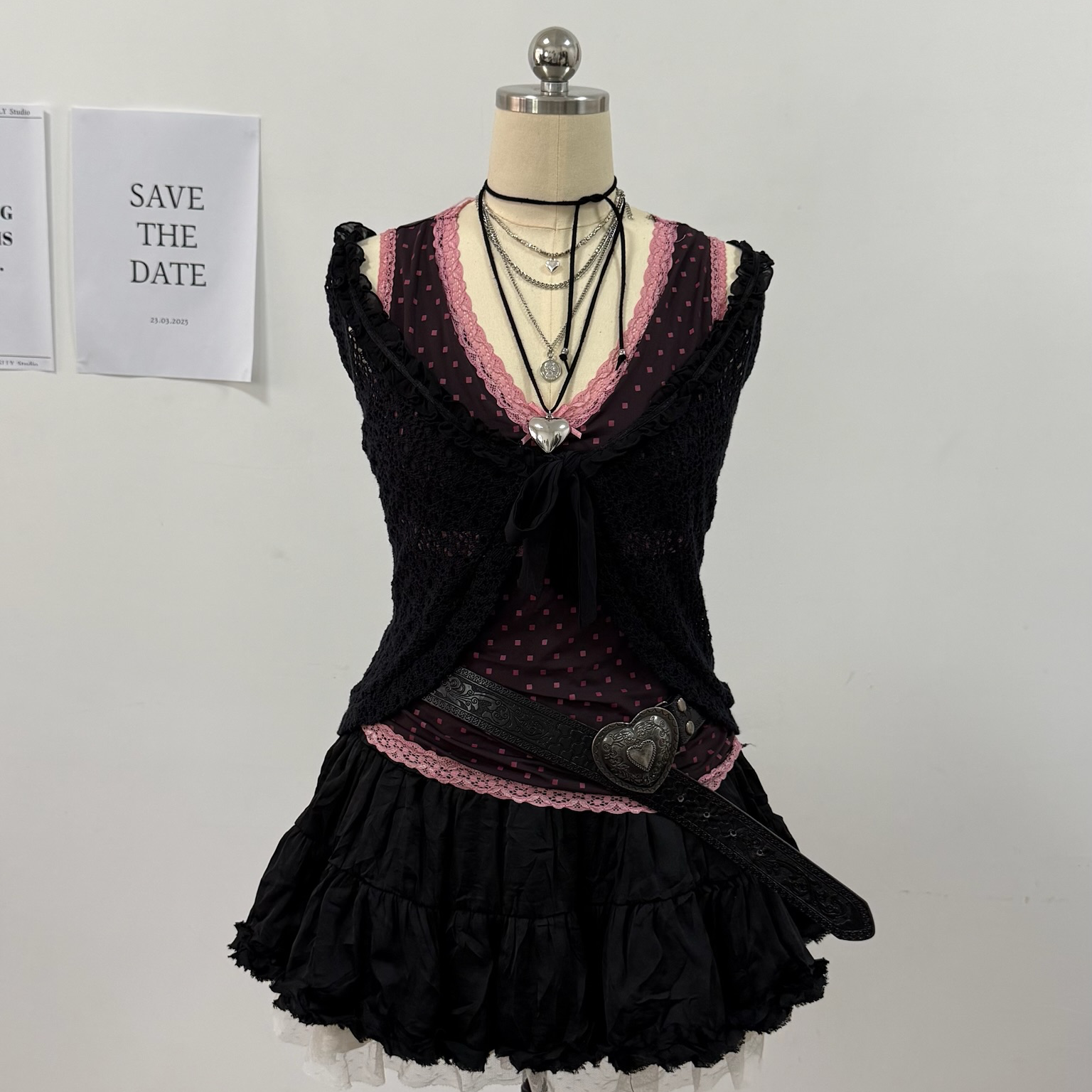 [On Sale] Tie-Front Crochet Cardigan