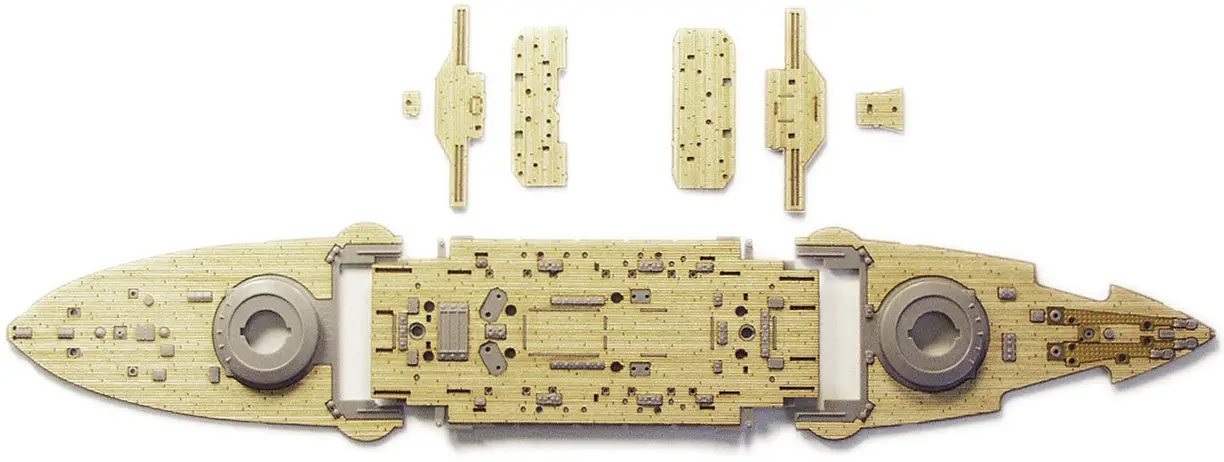 1/350 IJN Battleship Mikasa The Battle of Yellow Sea w/Wooden Deck
