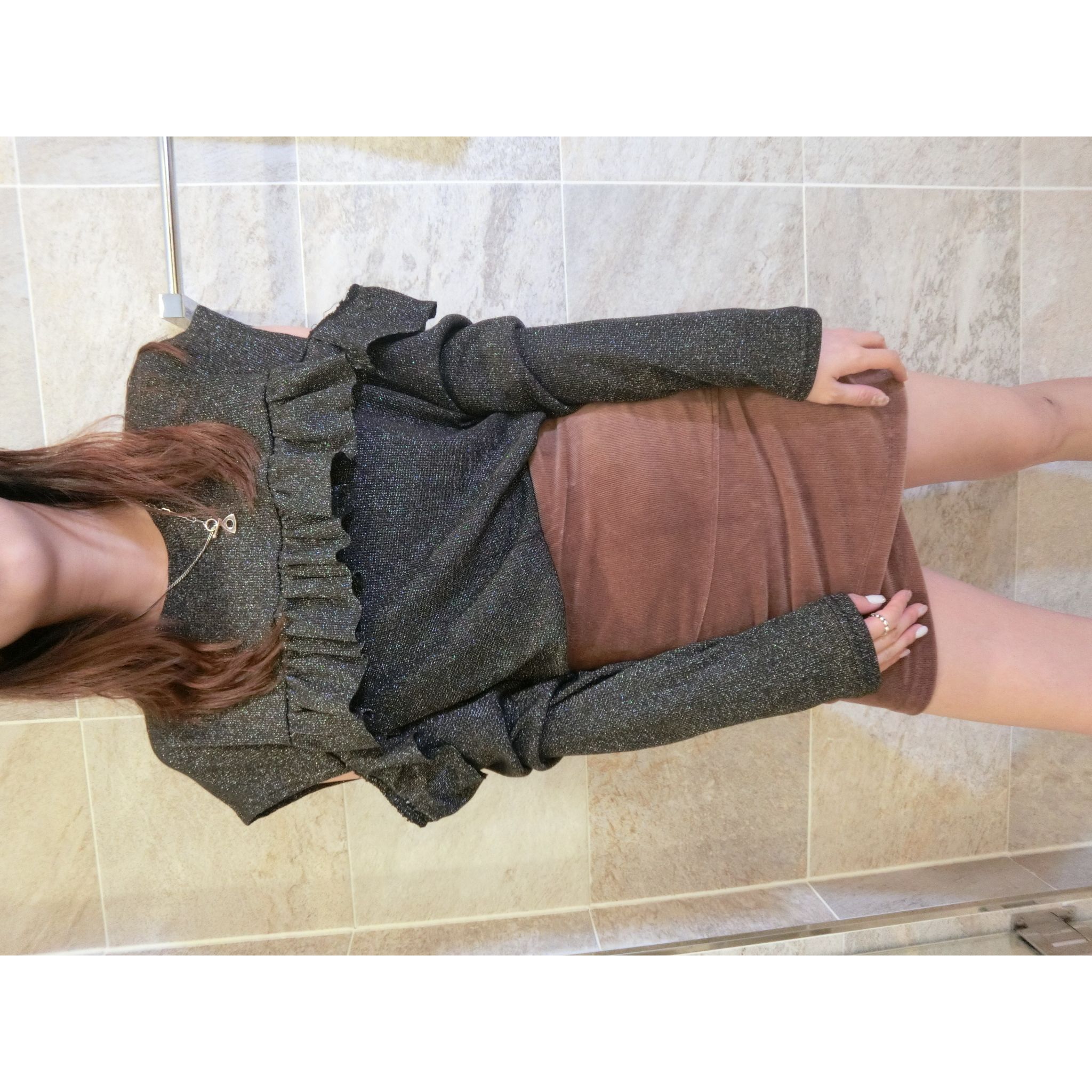 閃閃ruffle  線Top 