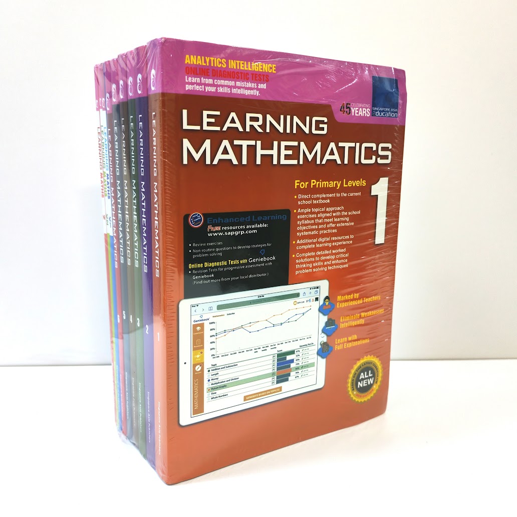新加坡教材 SAP Learning Math N-6 全9冊 B094