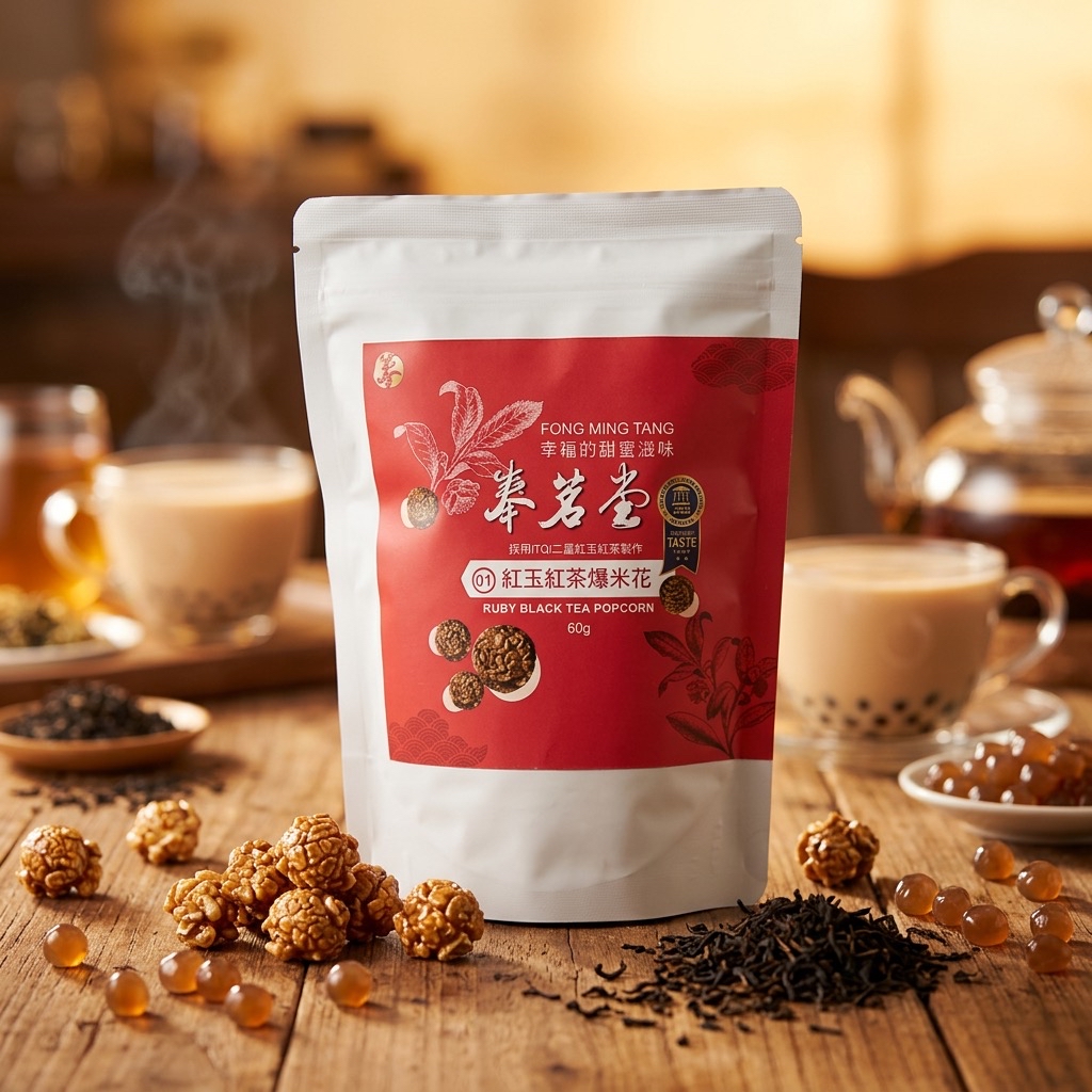 紅茶爆谷