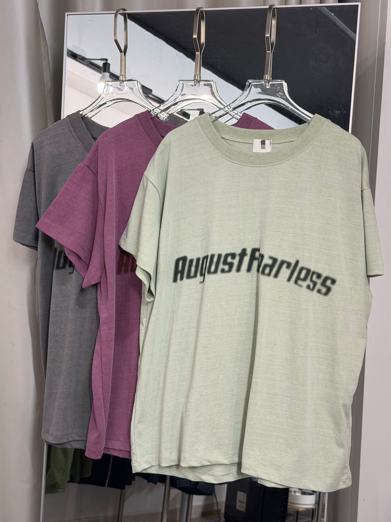 August Fearless 洗水復古寬鬆T