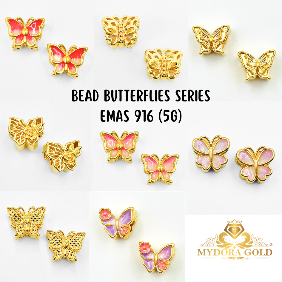 MYDORA Bead Butterflies Series (5G) l EMAS 916/22K