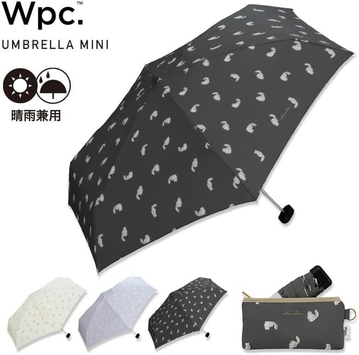 【貓奴必入】日本 Wpc. 可愛貓咪圖案 晴雨兩用縮骨遮 Cats Mini Umbrella 