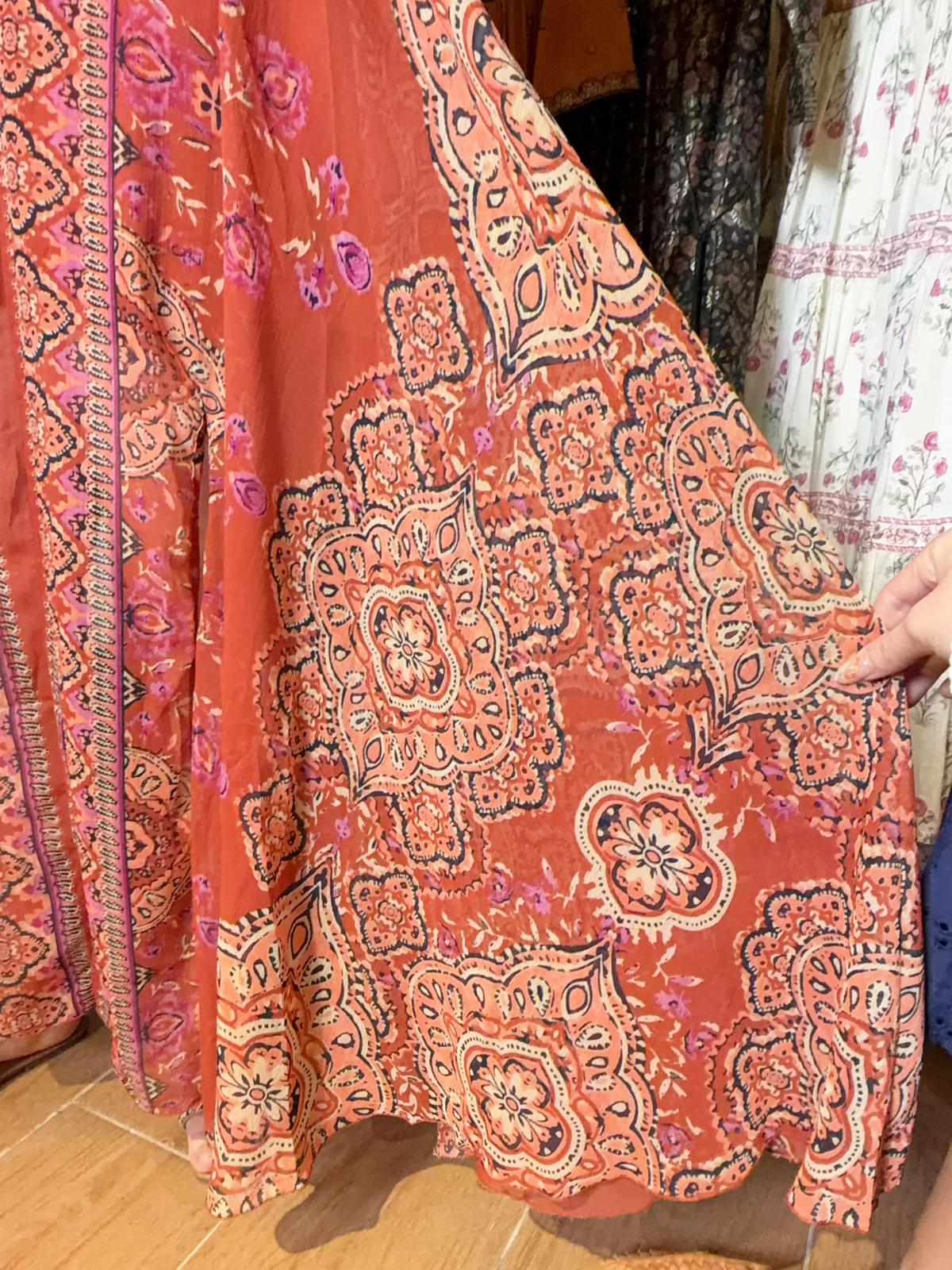 Orange Chiffon Rubberband OP 54" #1452