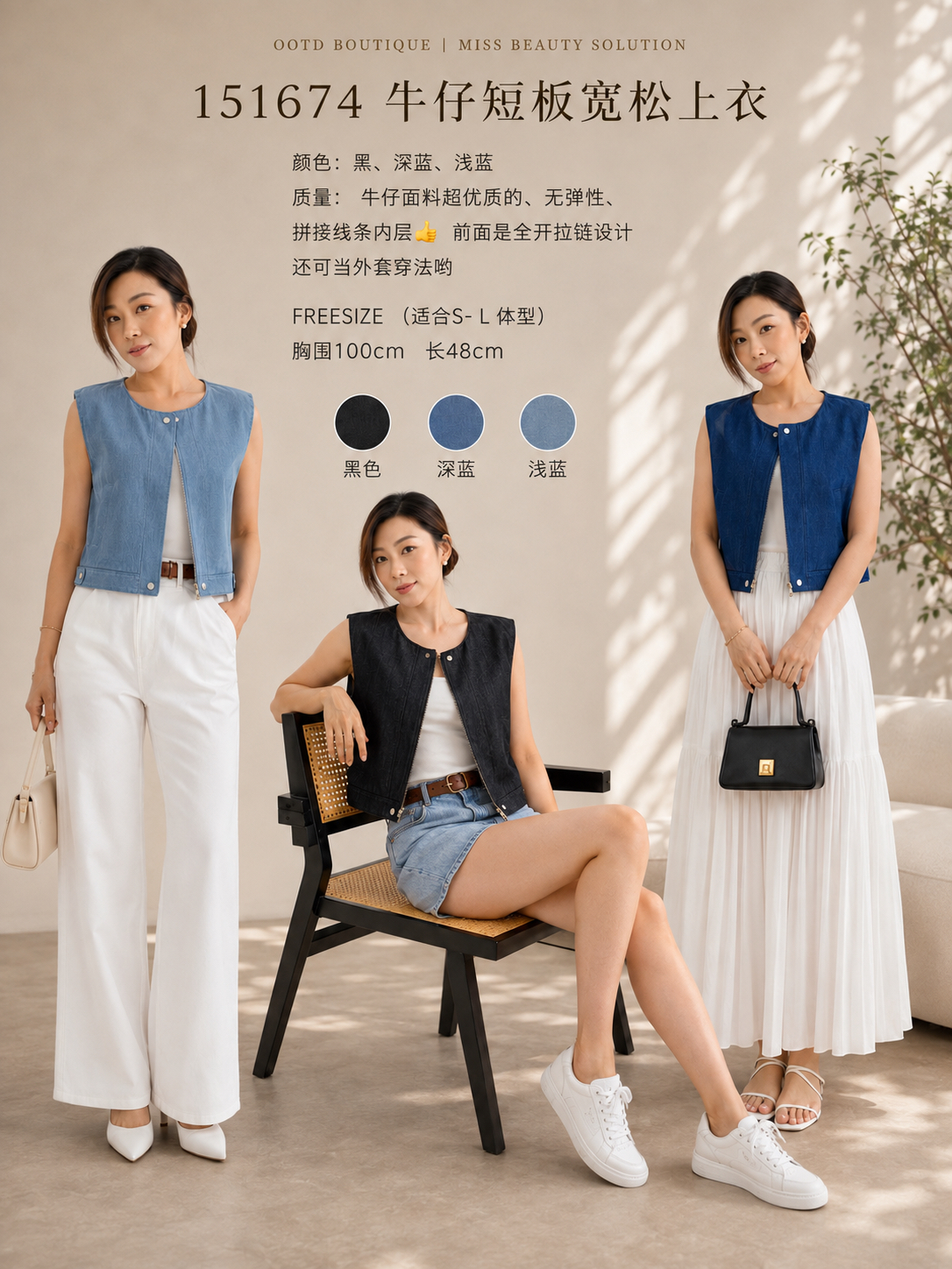 151674 PREMIUM JEANS BLOUSE 