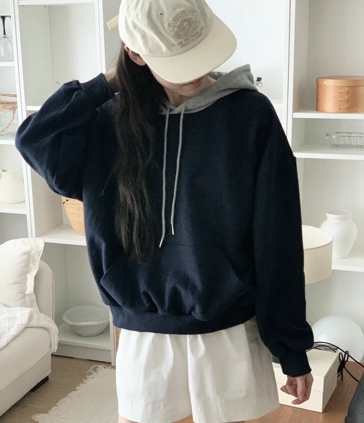 🍂Fall Pre order🍂 簡約純色有袋衛衣
