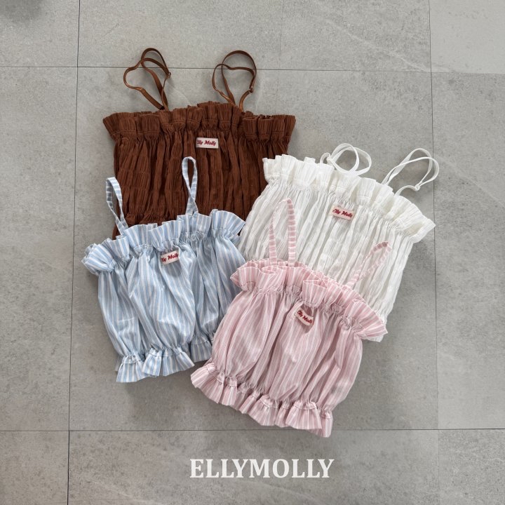 Ellymolly | popcorn bustier (Blue size9(110-115)