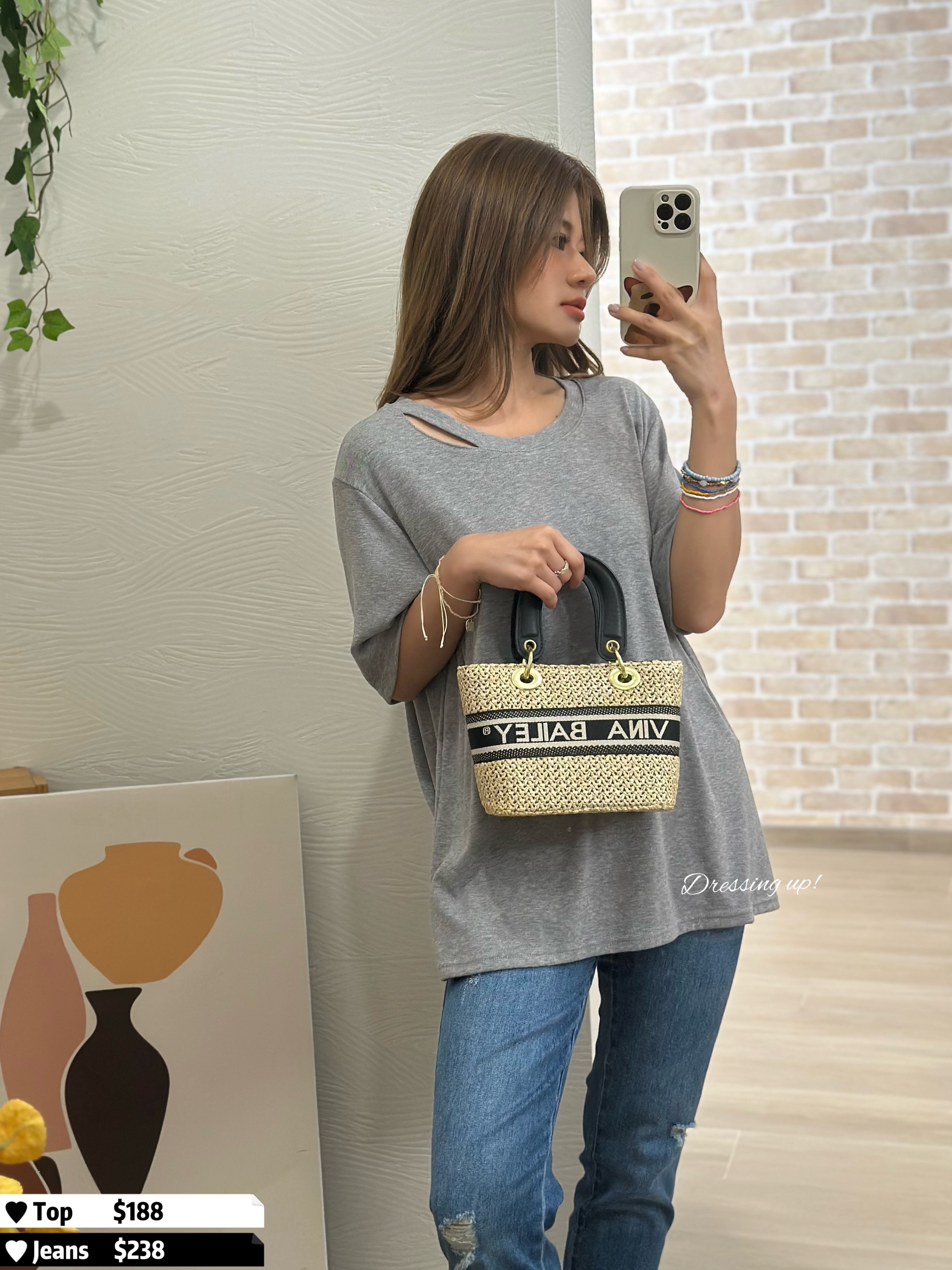  不經意心機｜鎖骨軟棉上衣