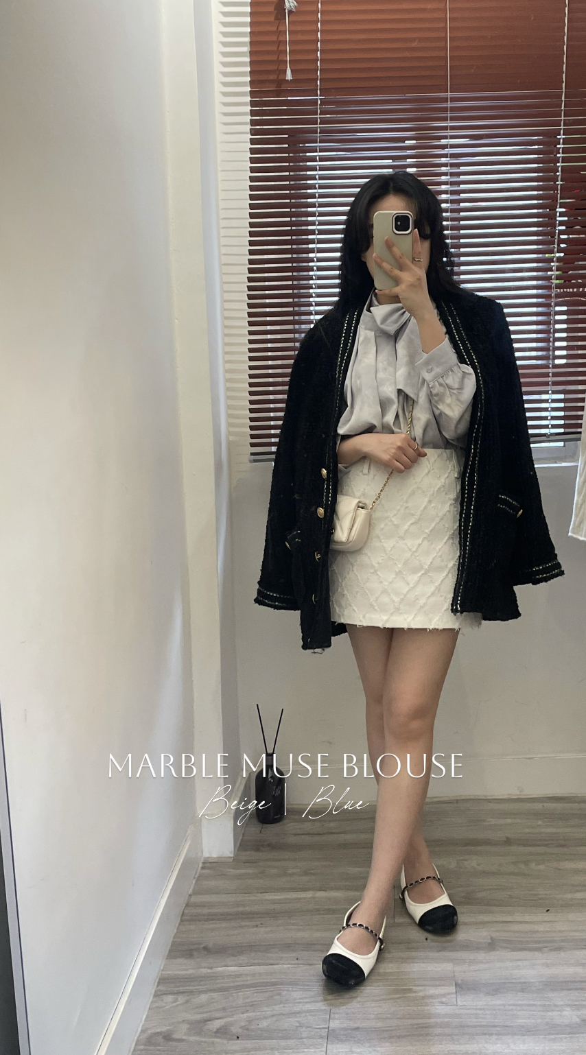 ❄️MARBLE MUSE BLOUSE