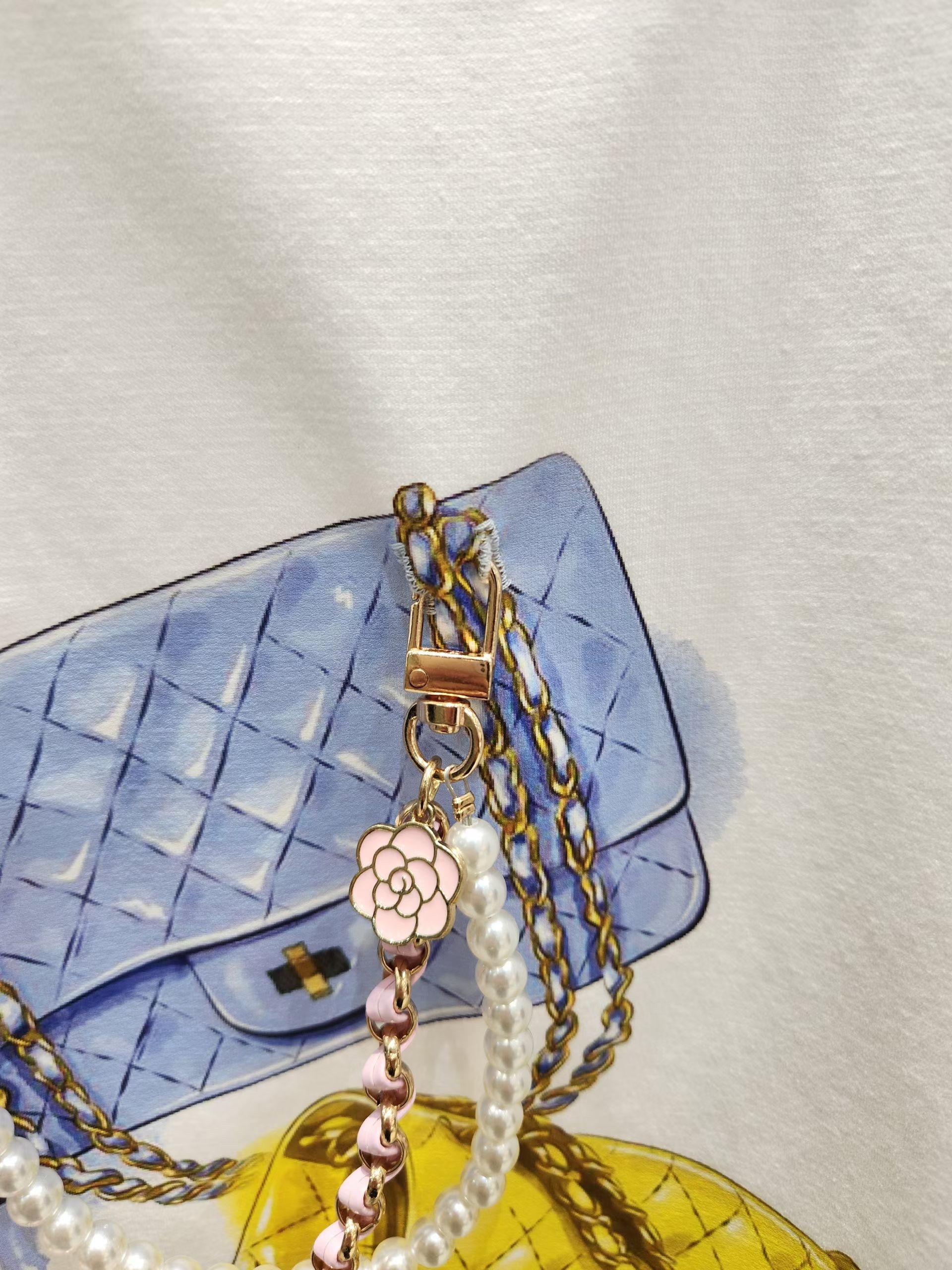 袋Print Tee + charm  