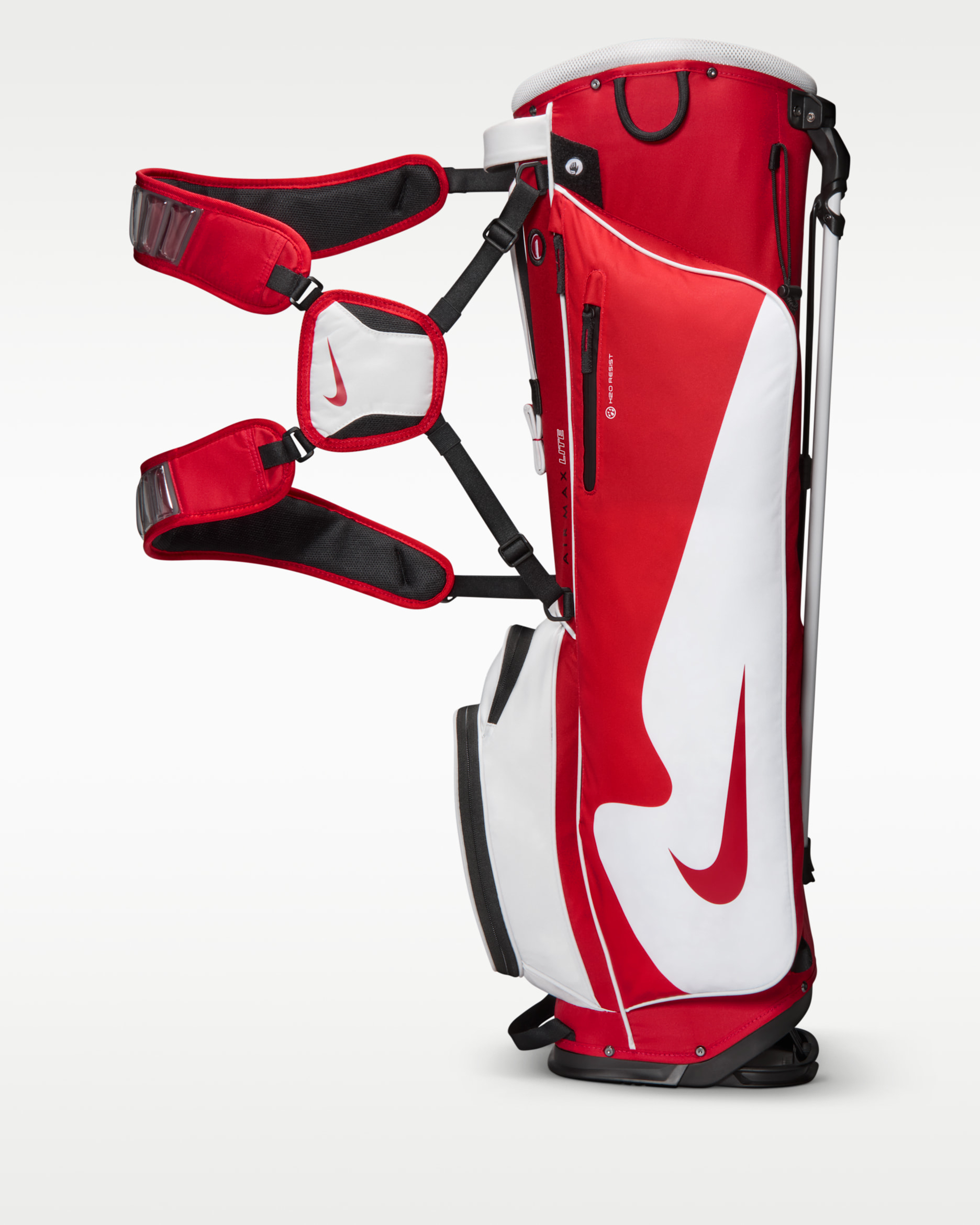 NIKE Air Max Lite 4WAY Stand Bag 4格支架包 - 白紅