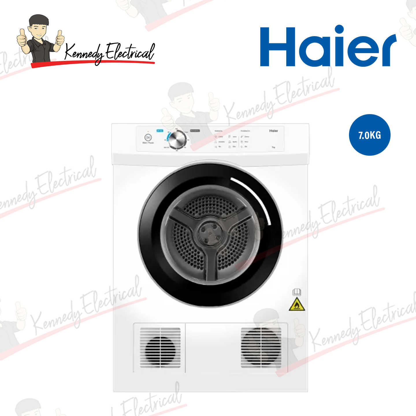 Haier 7kg Vented Dryer (HDV70A1)